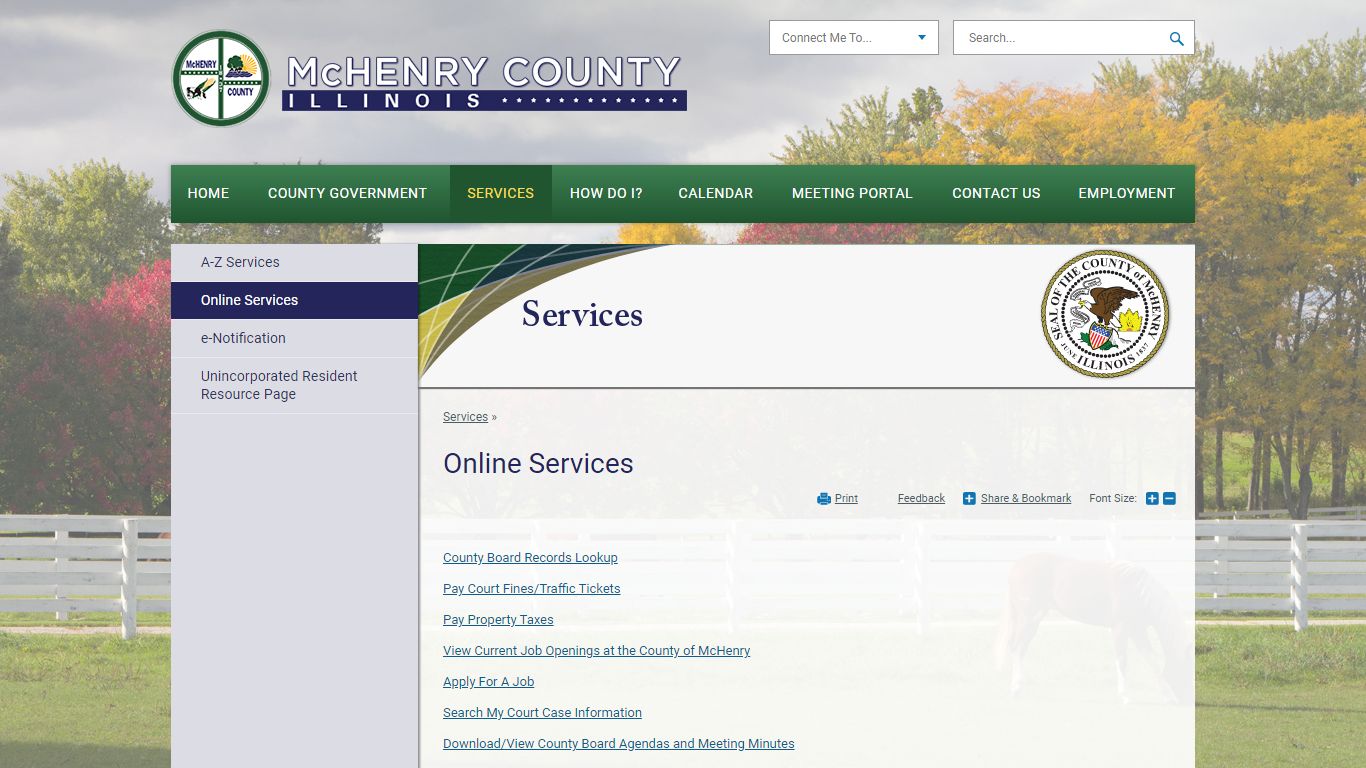 Online Services | McHenry County, IL