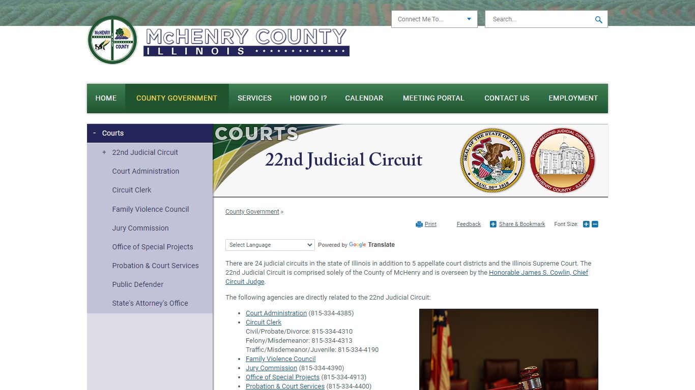 Courts - 22nd Judicial Circuit | McHenry County, IL